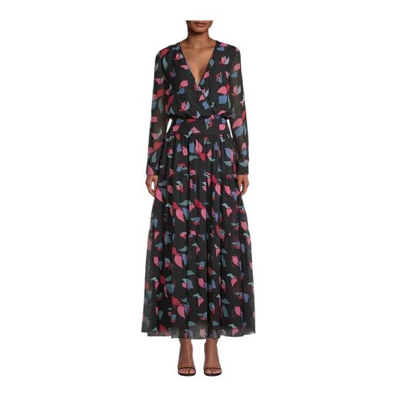 Emporio Armani Printed Chiffon Dress size 12 (48) NWT - Picture 1 of 7